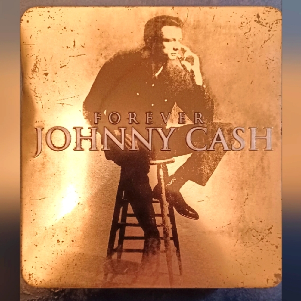 Forever Johnny Cash.  Johnny Cash 3 CD 2007, 3 Disc's bonus DVD and Metal box.